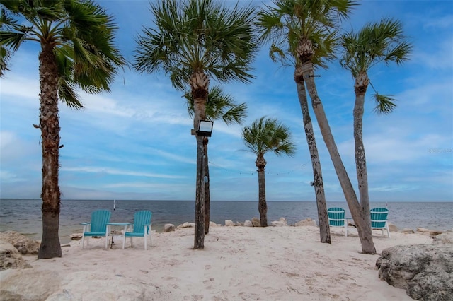 6513 Sand Shore Ln, New Port Richey, FL 34652 - water view featuring local beach
