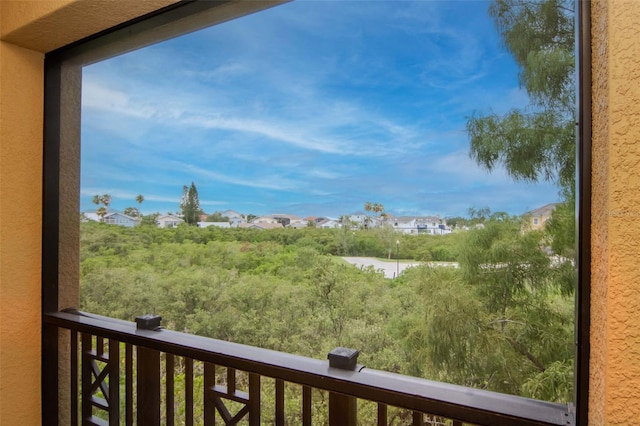 6513 Sand Shore Ln, New Port Richey, FL 34652 - balcony featuring a residential view