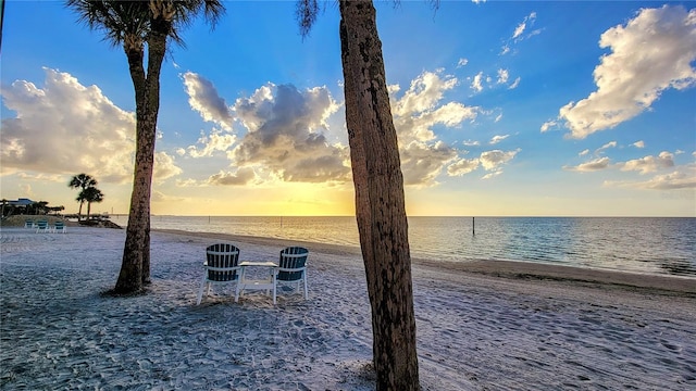 6513 Sand Shore Ln, New Port Richey, FL 34652 - water view featuring nearby beach