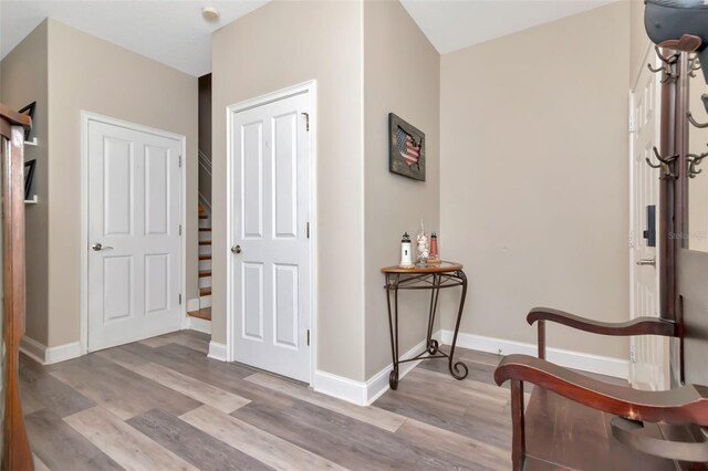 6513 Sand Shore Ln, New Port Richey, FL 34652 - sitting room featuring wood finished floors