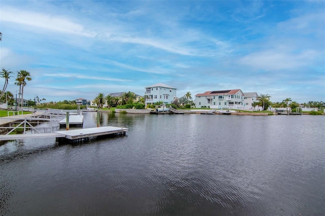 6513 Sand Shore Ln, New Port Richey, FL 34652 - dock with a water view and a residential view