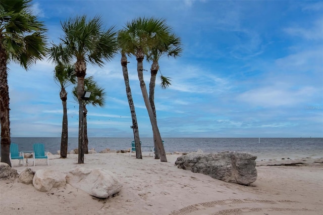6513 Sand Shore Ln, New Port Richey, FL 34652 - water view featuring nearby beach