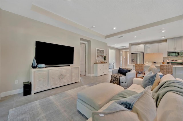 5320 Morey Farms Loop, Palmetto, FL 34221 - living area with baseboards and recessed lighting