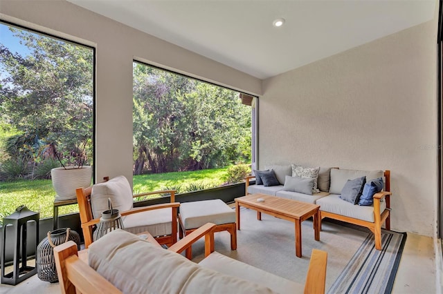 5320 Morey Farms Loop, Palmetto, FL 34221 - sunroom / solarium with an outdoor living space