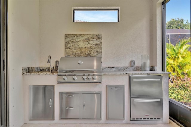 5320 Morey Farms Loop, Palmetto, FL 34221 - view of patio with area for grilling and a sink