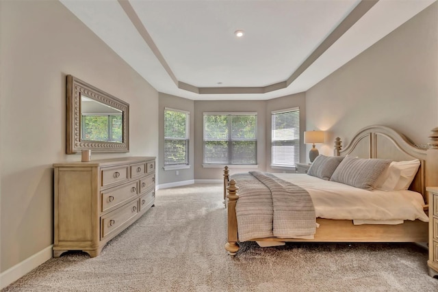 5320 Morey Farms Loop, Palmetto, FL 34221 - bedroom with light carpet and a raised ceiling