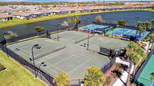5320 Morey Farms Loop, Palmetto, FL 34221 - aerial perspective of suburban area featuring a nearby body of water