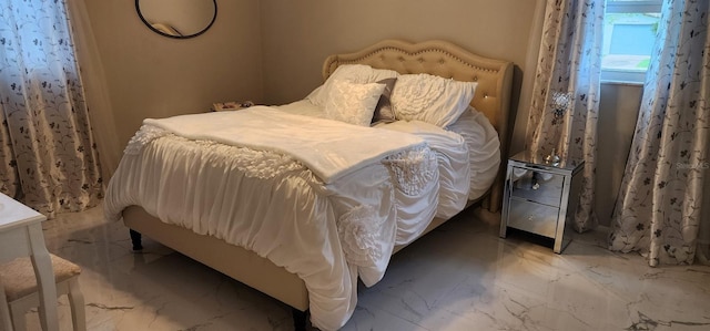 1583 Eunice Ln, Clearwater, FL 33756 - bedroom with light marble finish flooring