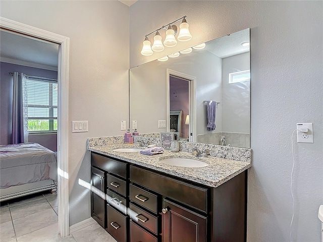 11703 Brighton Knoll Loop, Riverview, FL 33579 - full bath featuring ensuite bathroom, double vanity, and tile patterned flooring