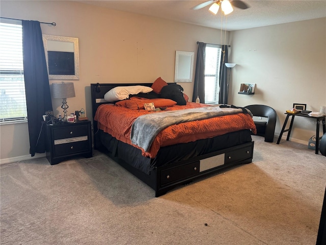 10108 Rosemary Leaf Ln, Riverview, FL 33578 - carpeted bedroom with baseboards and a ceiling fan