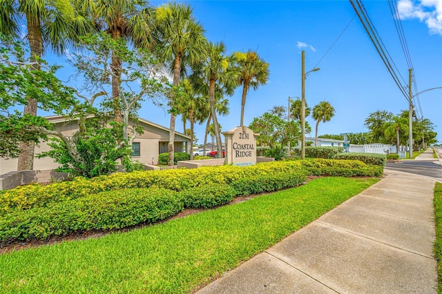 2131 Ridge Rd S Unit 19, Largo, FL 33778 - community / neighborhood sign featuring a lawn