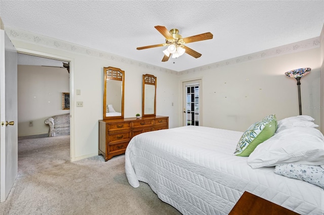 2131 Ridge Rd S Unit 19, Largo, FL 33778 - bedroom featuring light carpet and ceiling fan