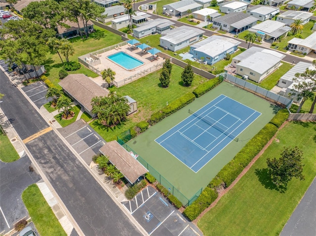 2131 Ridge Rd S Unit 19, Largo, FL 33778 - bird's eye view of a pool
