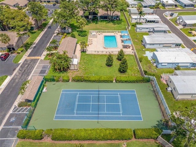 2131 Ridge Rd S Unit 19, Largo, FL 33778 - aerial view of residential area with a pool