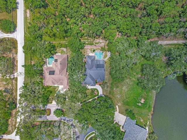 8711 Crescent Forest Blvd, New Port Richey, FL 34654 - aerial view of property's location featuring a nearby body of water