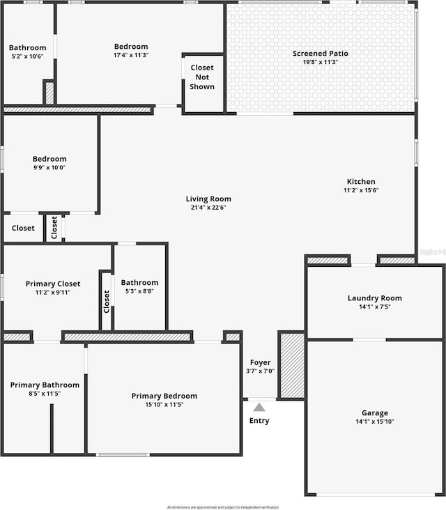9041 58th St N, Pinellas Park, FL 33782 - view of room layout