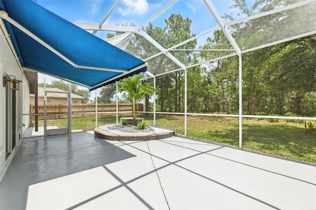 5390 Greystone Dr, Spring Hill, FL 34609 - view of unfurnished sunroom