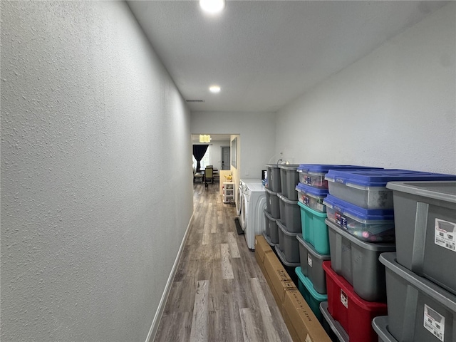 2509 Thornbrook Pl, Tampa, FL 33618 - storage area with washer and clothes dryer