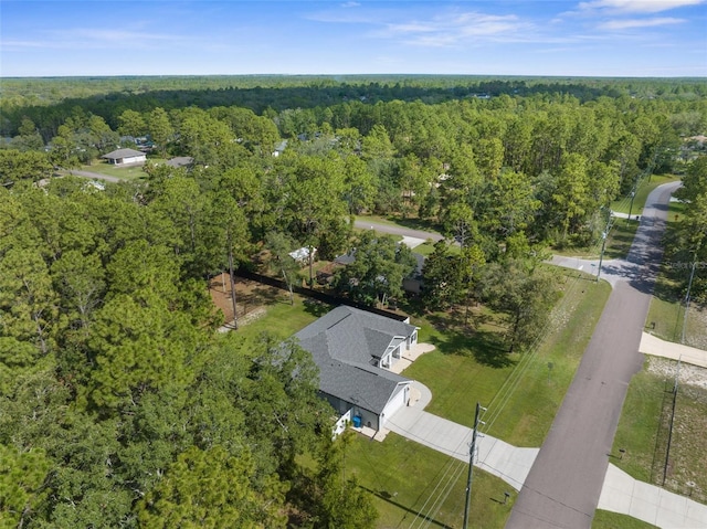 12333 Harris Hawk Rd, Weeki Wachee, FL 34614 - drone / aerial view of a heavily wooded area
