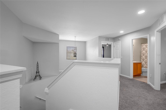 3921 SW 51st Ter, Ocala, FL 34474 - corridor featuring carpet flooring and recessed lighting