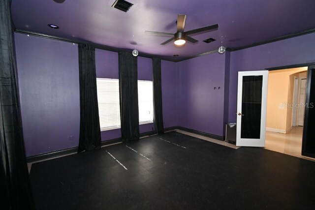 21921 US Highway 98, Dade City, FL 33523 - empty room with ceiling fan and baseboards