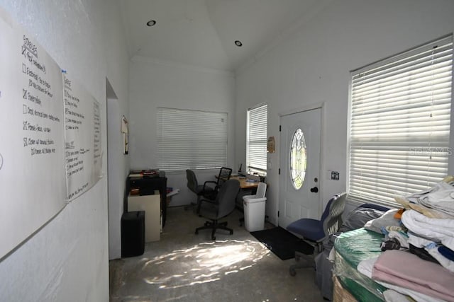 21921 US Highway 98, Dade City, FL 33523 - home office featuring high vaulted ceiling and crown molding