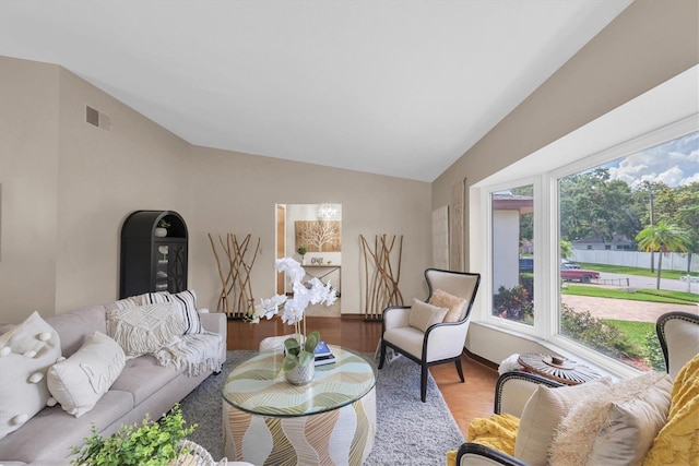 2174 Kent Ave, Clearwater, FL 33764 - living area featuring lofted ceiling