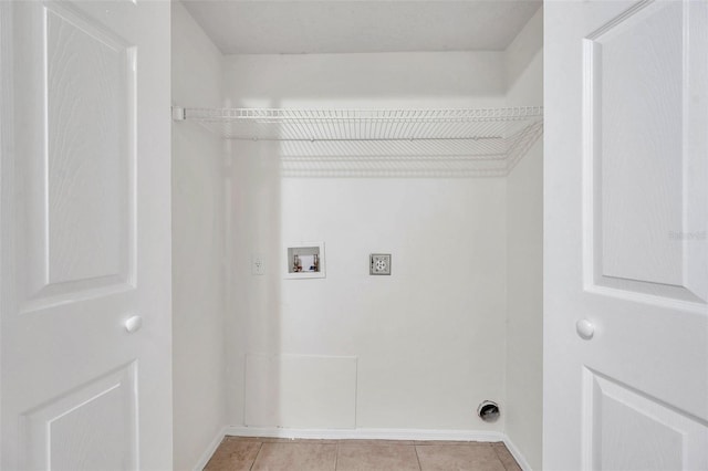 1302 Twilridge Pl, Brandon, FL 33511 - laundry room with washer hookup and light tile patterned flooring