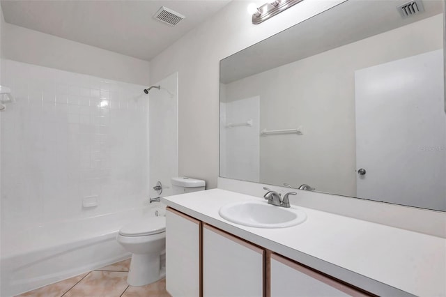 1302 Twilridge Pl, Brandon, FL 33511 - bathroom featuring vanity, shower / washtub combination, and tile patterned flooring