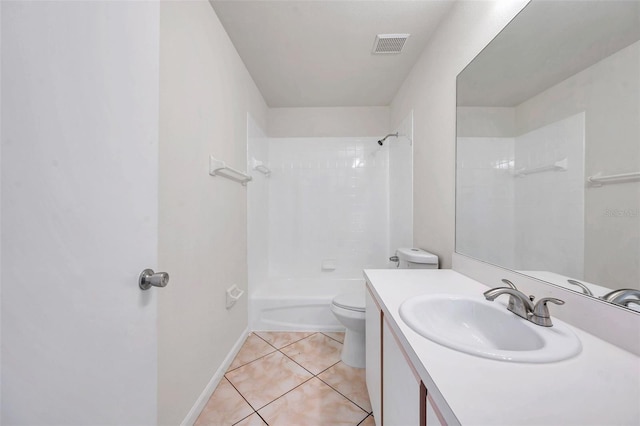 1302 Twilridge Pl, Brandon, FL 33511 - full bathroom featuring vanity, tile patterned floors, and washtub / shower combination