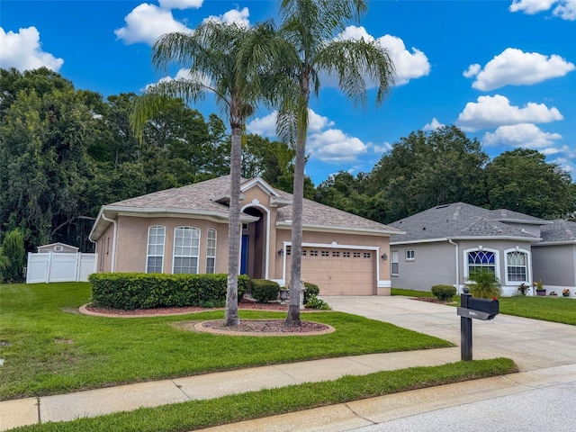 12200 Hunters Lake Dr, New Port Richey, FL 34654 - single story home featuring stucco siding, driveway, and an attached garage