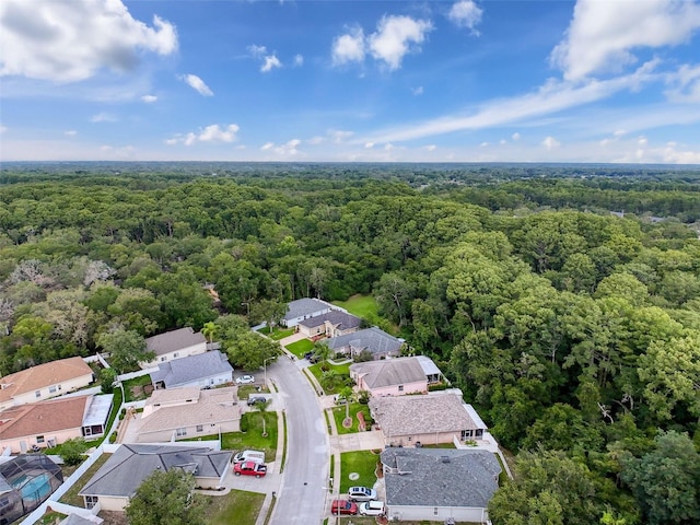 12200 Hunters Lake Dr, New Port Richey, FL 34654 - aerial view of residential area with a forest