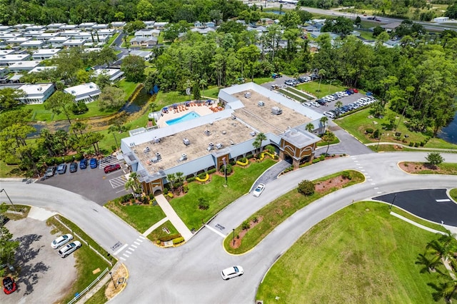 11144 Paradise Point Way, New Port Richey, FL 34654 - bird's eye view of a pool area