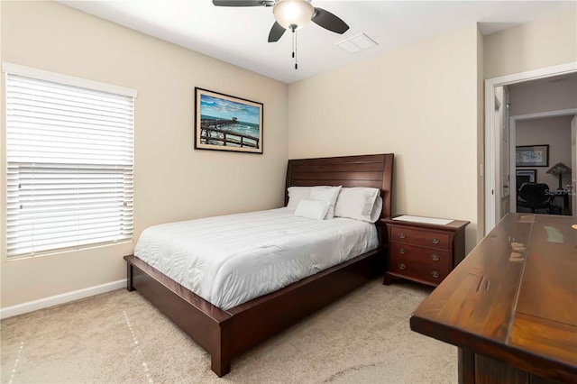 5264 Brilliance Cir, Cocoa, FL 32926 - bedroom featuring carpet floors and a ceiling fan