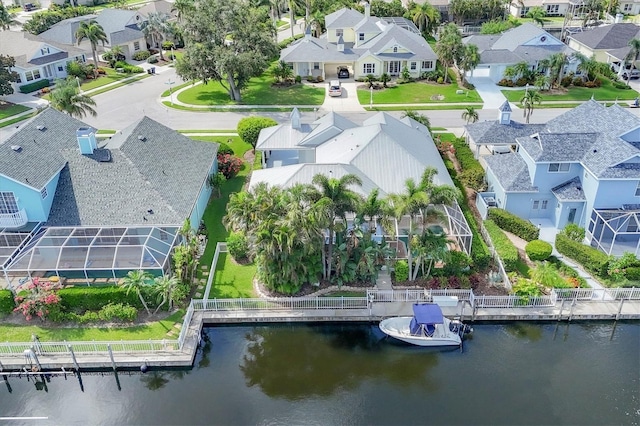4743 Spinnaker Dr, Bradenton, FL 34208 - aerial view of residential area with a large body of water