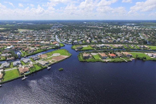 4743 Spinnaker Dr, Bradenton, FL 34208 - aerial view of property's location with nearby suburban area and a nearby body of water