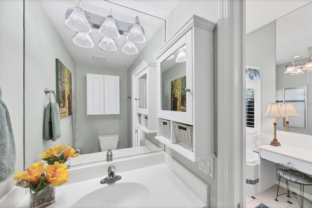 4743 Spinnaker Dr, Bradenton, FL 34208 - bathroom featuring toilet and vanity