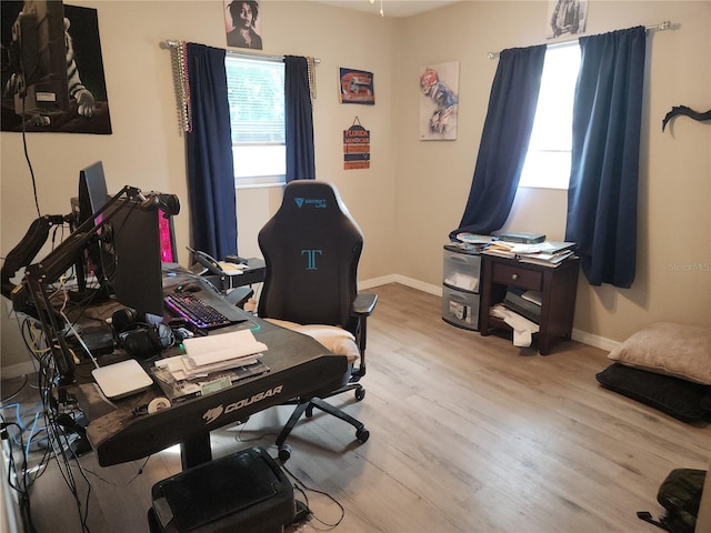 310 4th Ave SW, Ruskin, FL 33570 - home office featuring wood finished floors and baseboards