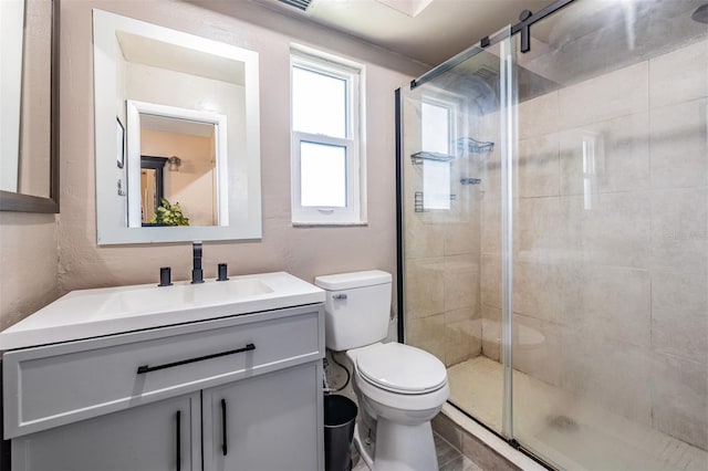 1403 Tallahassee Dr, Tarpon Springs, FL 34689 - full bathroom with vanity and a stall shower