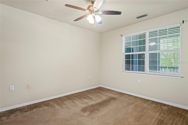 1640 Villa Capri Cir Unit 206, Odessa, FL 33556 - unfurnished room with carpet floors and ceiling fan