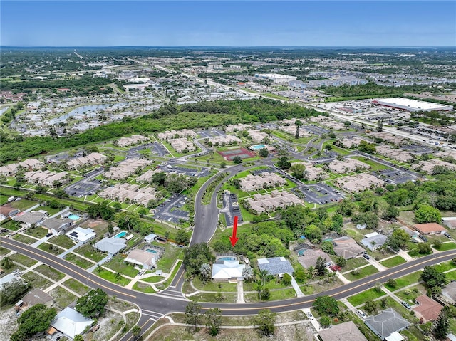 1340 NE Mariposa Dr NE, Palm Bay, FL 32905 - aerial overview of property's location featuring nearby suburban area