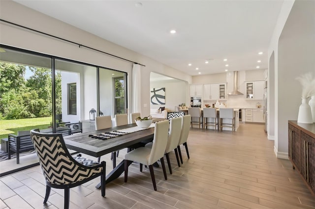 2903 Cordoba Ranch Blvd, Lutz, FL 33559 - dining space featuring healthy amount of natural light, light wood-type flooring, and recessed lighting