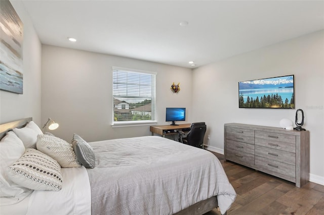2903 Cordoba Ranch Blvd, Lutz, FL 33559 - bedroom featuring dark wood finished floors and recessed lighting