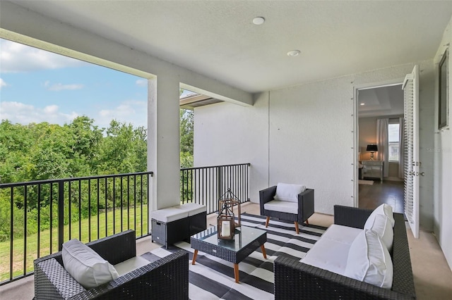 2903 Cordoba Ranch Blvd, Lutz, FL 33559 - balcony with outdoor lounge area