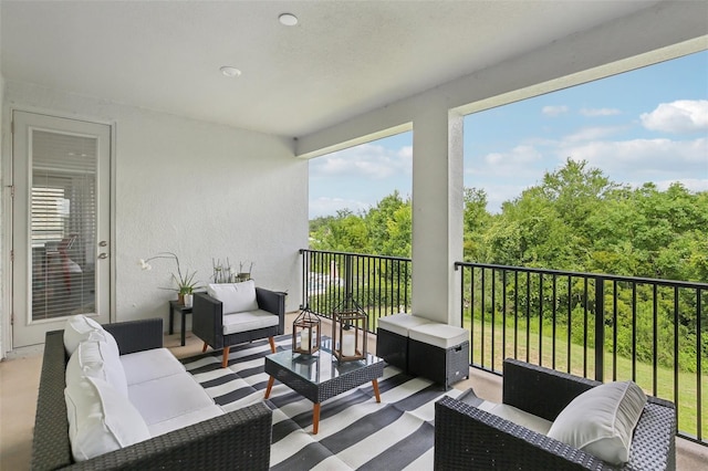 2903 Cordoba Ranch Blvd, Lutz, FL 33559 - balcony with an outdoor hangout area