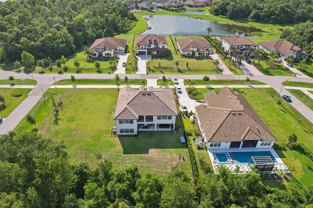 2903 Cordoba Ranch Blvd, Lutz, FL 33559 - aerial view of property and surrounding area with a large body of water and nearby suburban area