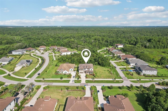 2903 Cordoba Ranch Blvd, Lutz, FL 33559 - aerial view of property and surrounding area with nearby suburban area