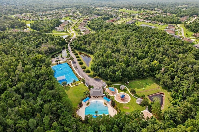 2903 Cordoba Ranch Blvd, Lutz, FL 33559 - bird's eye view of a pool area