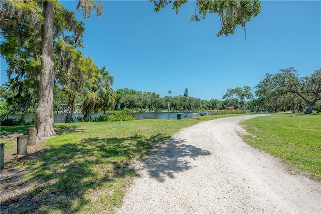 917 W Idlewild Ave, Tampa, FL 33604 - view of dirt / gravel road featuring a water view