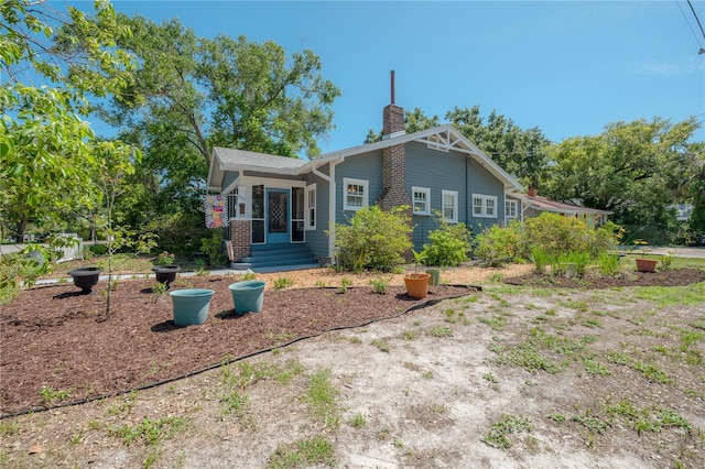 917 W Idlewild Ave, Tampa, FL 33604 - view of front of home with a chimney